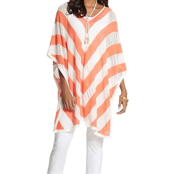 CHICO’S Summer Sunrise Donna Poncho NWT - Picture 2 of 5